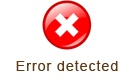 Error detected
